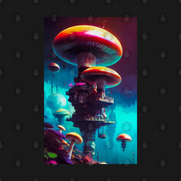 Abstract Another World Mushroom Citadel by Voodoo Production