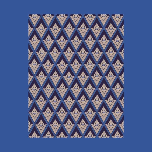 Blue Mosaic Tiles by Obstinate and Literate