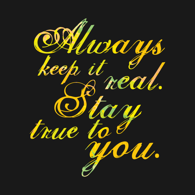 Keep It Real - Yellow by FalconArt