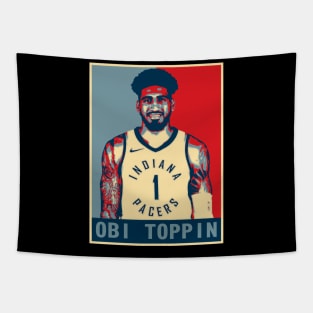 Indiana Pacers Obi Toppin Tapestry