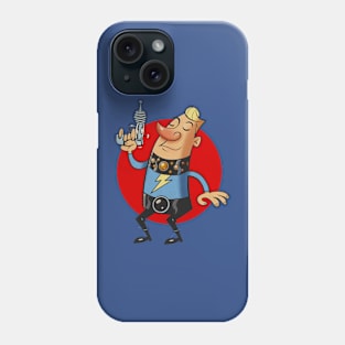 Retro Space Hero Phone Case