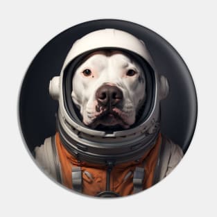 Astro Dog - Dogo Argentino Pin