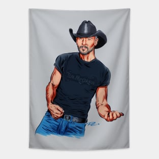 Tim McGraw - An illustration by Paul Cemmick Tapestry