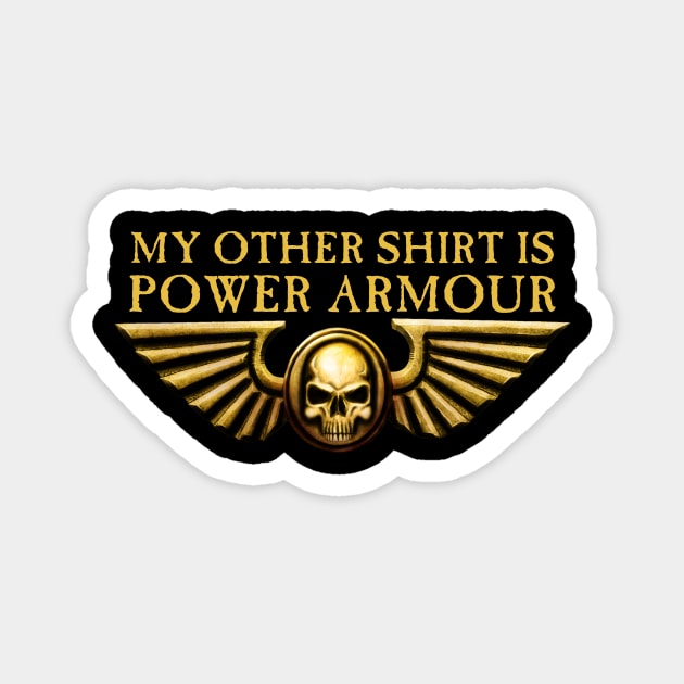 Power Armour Magnet by SimonBreeze