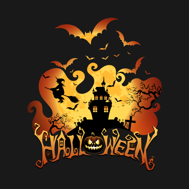 happy halloween horror nights witch by Digitalartrock