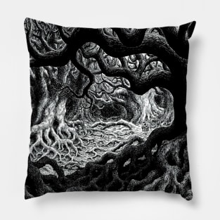 eclipse forest Pillow