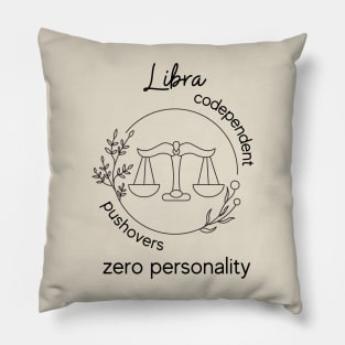 Funny Zodiac - Libra Pillow