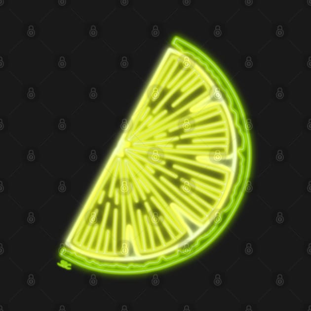 Neon Lime Slice by SpectreSparkC