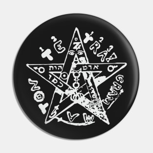 Tetragrammaton Blotter Art Pin