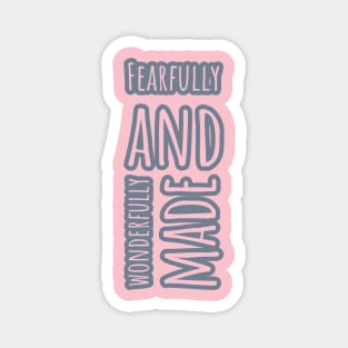 Fearfully and Wonderfully Made - Onesies for Babies - Onesie Designs Magnet