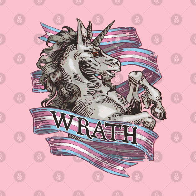 Wrath Unicorn – Transgender Pride by Still Winter Craft