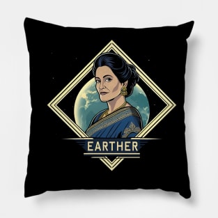 Earther Politician - Sci-Fi Pillow