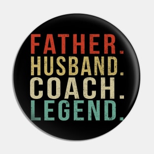 Coach Dad Vintage/ Father. Husband. Coach . Legend. Pin
