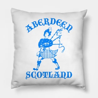 Aberdeen Scotland Retro Tourist Souvenir Pillow