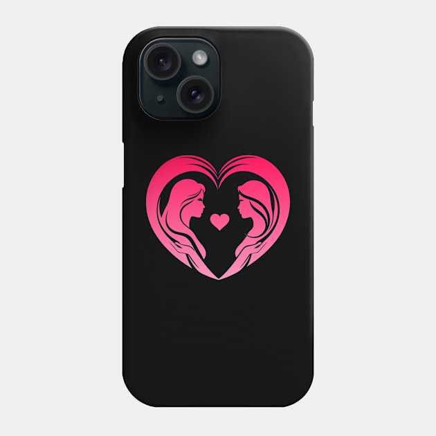 Lost in you - I Love My Valentine Phone Case by Orento