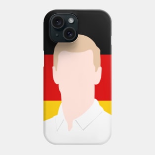 Mick Schumacher Face Art - Flag Edition Phone Case