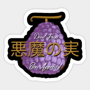 one piece hana hana no mi, flower flower fruit Sticker for Sale by daegan0