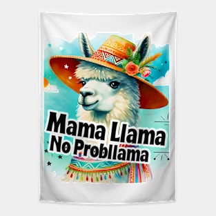 No Prob-Llama Mama No Problem Llama Funny Tapestry