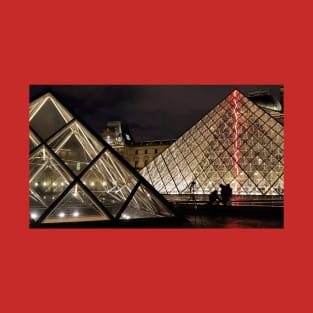 Paris Louvre Museum Pyramids T-Shirt
