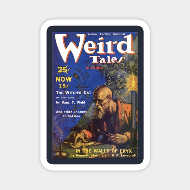 Vintage Pulp Magazine Cover - Weird Tales Magnet by Persona2