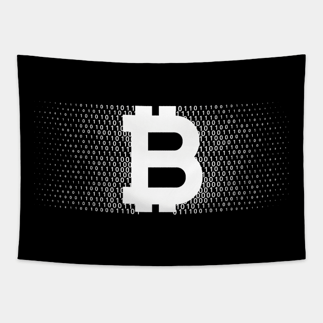 Bitcoin Crypto Investor Trader Miner Tapestry by ThePowerElite