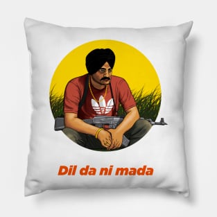 sidhu moosewala dil da ni mada Pillow