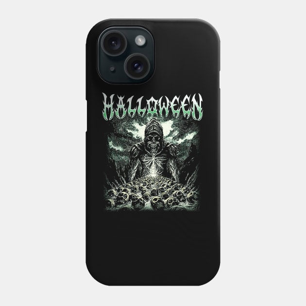 Halloween Scream From Hell Phone Case by Mandegraph