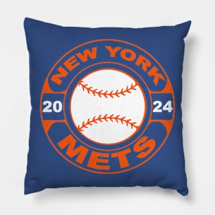 Mets Baseball 24 Pillow