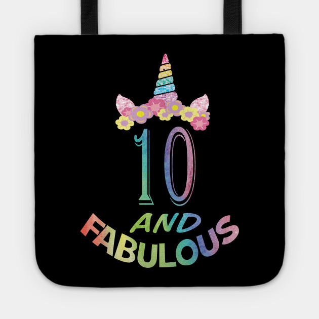10th Birthday Girl T Shirt 10 Years Old Party Gift 10th Birthday For Girls Tote Teepublic