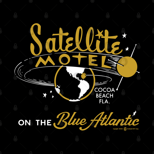 Vintage Satellite Motel Cocoa Beach Florida by StudioPM71