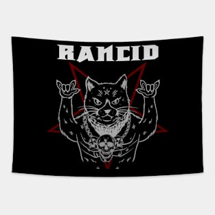 RANCID CAT ROCK - MERCH VTG Tapestry