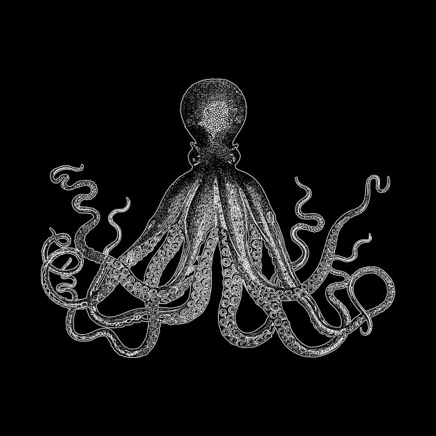 Vintage Octopus by n23tees