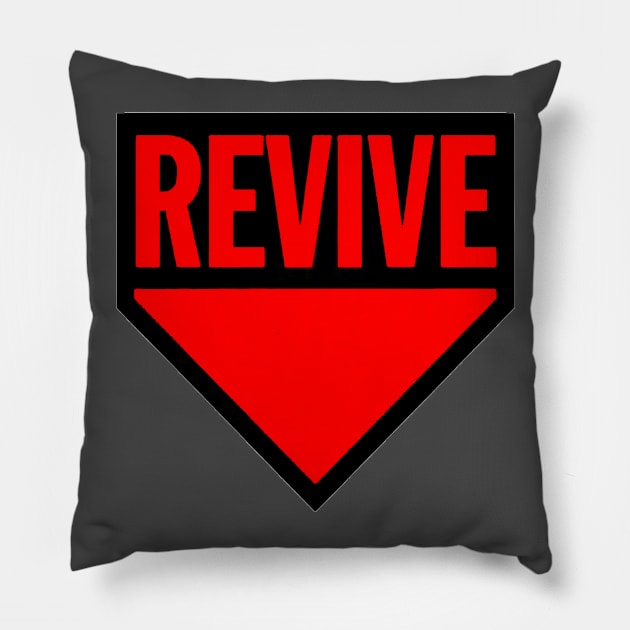 Zombie Red Revive Pillow by LANStudios