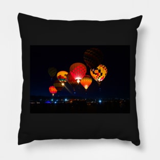 Balloons over Albuquerque Pillow