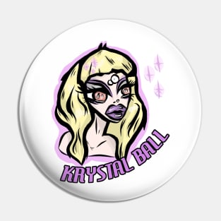 Krystal Ball - Blonde Bombshell Pin