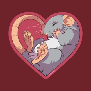 Heart Rat: Self Gray T-Shirt