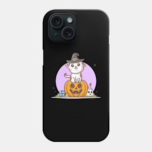 Halloween cat Phone Case