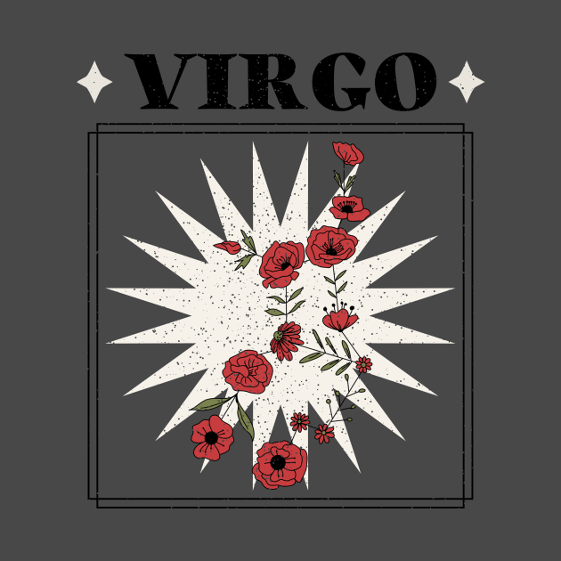 Floral Zodiac: Astrology Sign Virgo by fallingspaceship