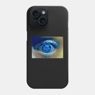 My Left Dreaming Eye Phone Case