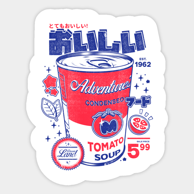 Tomato soup - Vintage - Sticker