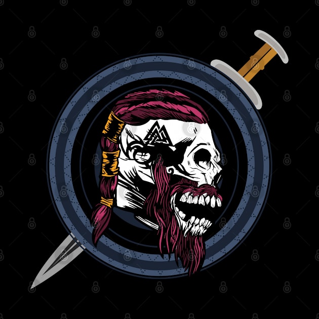 Viking Skull by CrissWild