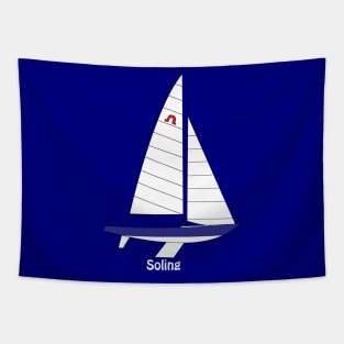 Soling International Keelboat Racing Class Tapestry