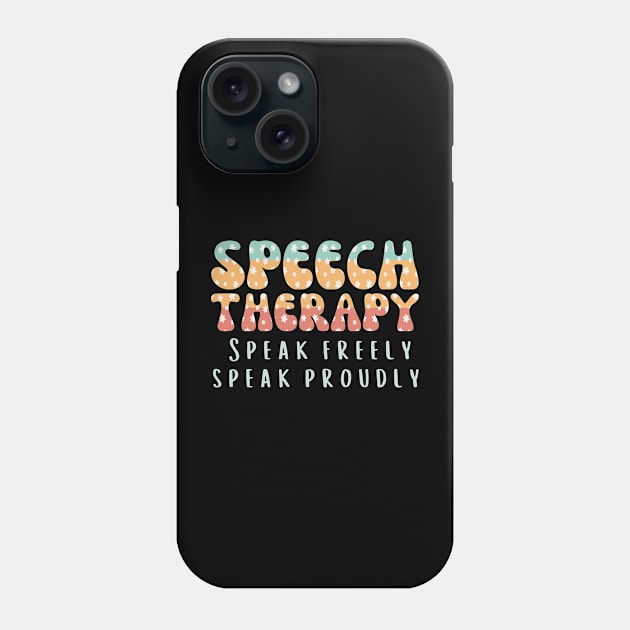 Special Education Neurodiversity OT AAC Language Pathologist Phone Case by Awesome Soft Tee