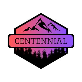 Centennial Colorado Mountains and Trees T-Shirt