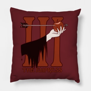 Halloween Tarot III: The Empress (Morticia Addams) Pillow