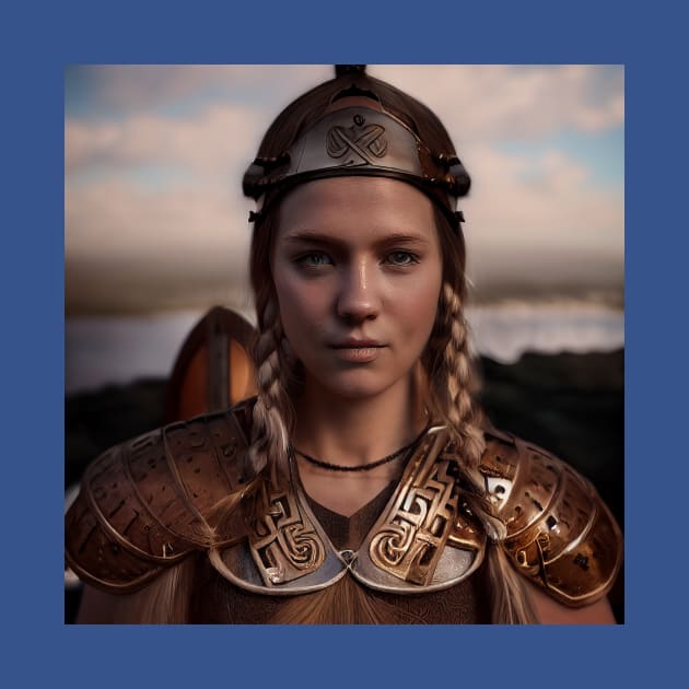 Viking Shield Maiden by Grassroots Green