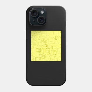 Deco Gold Blocks on Yellow 5748 Phone Case