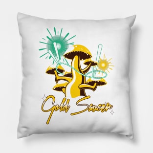 Gold Saucer Pillow