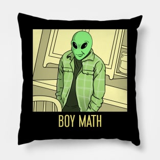 funny boy math meme, girl math Pillow