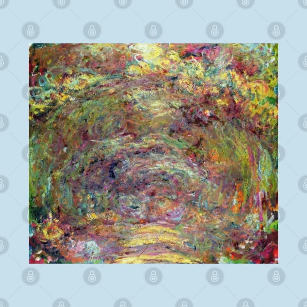 Monet Path Under the Rose Trees by RetroSalt